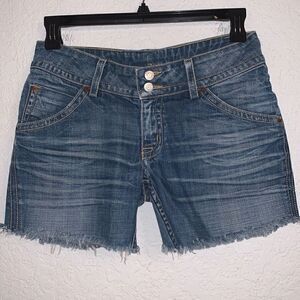 Hudson Jean Shorts Cut-Off Medium Wash Women’s Size 31